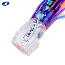 Load image into Gallery viewer, OCEAN CAT Trolling Lure Set of 6 6 inch Offshore Big Game Deep Sea Fishing Gear Mahi Trolling Lure for Marlin Tuna Mahi Dolphin Durado Wahoo Free Mesh Bag (6 in - Crystal Head - 6pcs)