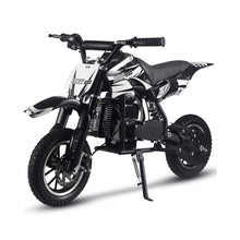 Load image into Gallery viewer, 50CC Gas Dirt Bike, Off-Road Mini Bike with 2 Stroke, Motorcross Pocket Bike Push Start, Dual Disc Brake (Black)
