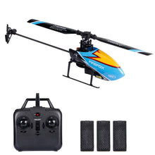 Load image into Gallery viewer, RC Helicopter for Adults and Kids, 4 Channel 2.4Ghz Remote Control Helicopter with 6-Axis Gyro, RC Aircraft with Altitude Hold and 3 Batteries (Blue)
