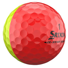 Load image into Gallery viewer, Srixon Q-Star Tour 6 Divide Golf Balls, Yellow/Red