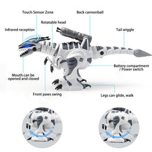 Load image into Gallery viewer, Remote Control Dinosaur Smart Robot Wildlife RC Robotic Electronic Pets, Interactive Intelligent Touching Robotic