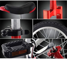 Load image into Gallery viewer, MDybf Wheeled Unicycle, Butyl Tire Wheeled Bicycle, Outdoor Sports and Fitness, Single Wheel Balanced Bicycle, Acrobatic Bike (Size : Black)