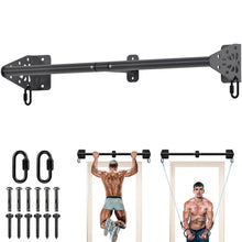 Load image into Gallery viewer, Kipika Heavy Duty Wall Mounted Pull Up Bar (32" Straight Type)