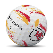 Load image into Gallery viewer, TaylorMade Golf SpeedSoft NFL Ink Golf Balls, Kansas City Chiefs, 1 Dozen