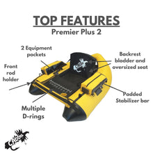 Load image into Gallery viewer, CADDIS Fishing Premier Plus 2 Float Tube