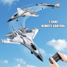 Load image into Gallery viewer, QuirkyGlee Rc Plane F-22, Stealth Raptor Remote Control Aircraft Jet, 3 Channel Stunt Fighter with 3 Modes