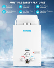 Load image into Gallery viewer, Kohree Propane Water Heater Tankless,1.58 GPM 6L Water Heater for Camping