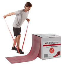 Load image into Gallery viewer, THERABAND Resistance Band, Red, Medium, 50-Yard Roll, Latex, Elastic Band for Exercise
