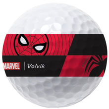 Load image into Gallery viewer, Volvik x Marvel, Vista3 360 - Spider-Man Dozen Golf Balls, White