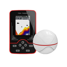 Load image into Gallery viewer, Keenso Wireless Sonar Fish Finder, Portable Handheld Depth Finder with 2.6 Inch Color Screen, 125KHz Smart Ultrasonic Technology for Kayak Boat Fishing (125KHz F13)