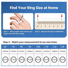 Load image into Gallery viewer, Bryzova Smart Ring | No Subscription, Heart Rate & Blood Oxygen Monitoring, Sleep & Women’s Health Tracking, AI Health Advisor, IP68 Waterproof Fitness Ring for Android & iOS (Silver, 10#)