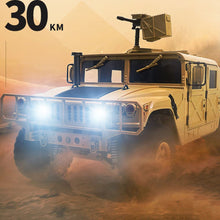 Load image into Gallery viewer, 16 Channels RC Car 1/10 Scale Remote Control Crawler Truck Simulation Military Truck 4x4 Offroad Vehicle Electric