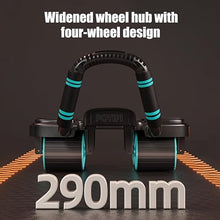 Load image into Gallery viewer, 2025 New Ab Wheel Roller with Elbow Support - Automatic Rebound Abdominal Wheel Roller(Black)