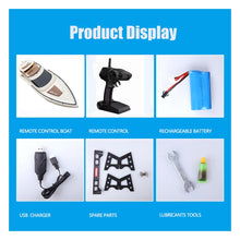 Load image into Gallery viewer, Remote Control Boat 4CH Electric Watercraft RC Sail Cruise Ship 15km/h for Lake Pool Boy Kids 8y+