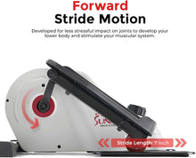 Load image into Gallery viewer, Sunny Health & Fitness Sitting Under Desk Pedal Exerciser Elliptical Machine - White