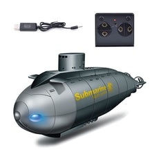Load image into Gallery viewer, Mini RC Submarine for Kids, 2.4G 6CH Remote Control Boat Remote Control Submarine, Model Electronic Water Toy Boat for Pools, Bathtubs
