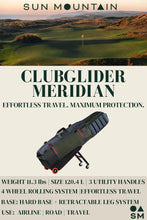 Load image into Gallery viewer, Sun Mountain ClubGlider Meridian Golf Travel Bag, Raptor Steel