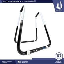 Load image into Gallery viewer, Ultimate Body Press Dip Bar Fitness Station - White/Black