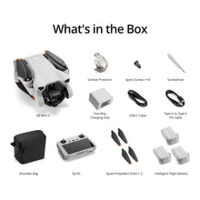 Load image into Gallery viewer, DJI Mini 3 Fly More Combo (DJI RC), Drones with Camera for Adults 4K, 3 Batteries