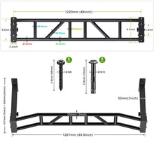 Load image into Gallery viewer, Kipika 48" Ceiling Mounted Pull Up Bar- Base Size: 8.3"x2"-Multi-Grip