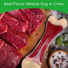 Load image into Gallery viewer, Pasking Dog Chew Toys for Aggressive Chewers - Indestructible Nylon Puppy Bone Tough Teething & Calming for Large Medium Breeds(10lbs-70lbs) Birthday Gift Christmas (1 Pack, Beef)