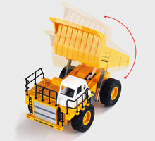 Load image into Gallery viewer, Remote Control Dump Truck Toy, 6 Channel 2.4Ghz RC Construction Vehicles, Heavy Duty Metal Remote Control Truck