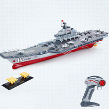 Load image into Gallery viewer, RC Boat, 2.4Ghz RC Water Aircraft Carrier, 30KM/H High-Speed RC Aircraft Carrier, RC Battleship Suitable for Swimming Pools and Lakes