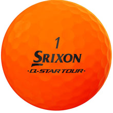 Load image into Gallery viewer, LostGolfBalls - Srixon Q Star Tour Matte Oran Golf Balls Mint Yellow 12 PK