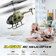 Load image into Gallery viewer, Remote Control Helicopter for Kids, Camouflage RC Helicopter, 2.4GHz Radio Controlled Airplane with Gyro 3 Channel Indoor Toy