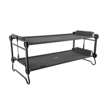 Load image into Gallery viewer, Disc-O-Bed Extra Large Portable Bunk Camping Cots with Carry Bags, Black