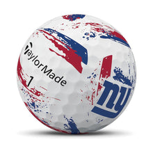 Load image into Gallery viewer, TaylorMade Golf SpeedSoft NFL Ink Golf Balls, New York Giants, 1 Dozen