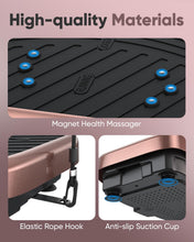 Load image into Gallery viewer, WATEYA Vibration Plate Exercise Machine Vibrating Platform for Fun Lymphatic Drainage and Weight Loss, Vibrant Home Workout Equipment with 1-200 Speeds, Stylish Fitness Gear (Pink)