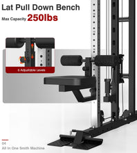 Load image into Gallery viewer, DONOW Smith Machine with Weight Stacks, Multi Function Home Gym System -A DN-DS938A 264LBS Weight