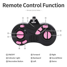 Load image into Gallery viewer, Robot Toys, Remote Control Robot Toy, RC Robots for Kids with LED Eyes, Flexible Head & Arms (Pink)