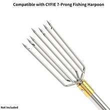 Load image into Gallery viewer, Cyfie Retractable Fishing Gaff, 4.8/6.6/7.8/9.4/16.4ft Telescopic Fishing Gaff with 8mm Screw, Capable for Fish Gig Spear Harpoon Hook, Ice and Saltwater Fishing Gaff Pole for Hunting Fish Frog Mole