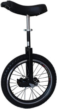 Load image into Gallery viewer, 24-Inch Unicycle with Handles, Fat Tire, Adjustable Saddle, for Adults, Heavy Duty, Professional Outdoor Riding, 150kg Capacity