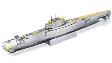 Load image into Gallery viewer, 3D Metal Puzzles for Adults, Military Submarine Metal Model Building Kits