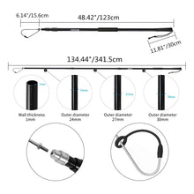 Load image into Gallery viewer, KOMCLUB 157.48" Telescopic Fishing Gaff, Long Sharp Hand Fish Gaff