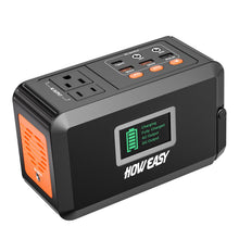 Load image into Gallery viewer, HOWEASY Portable Power Station,120W(240W Peak) Solar Generator