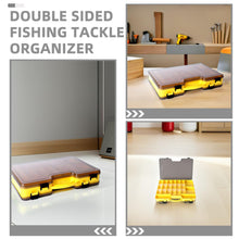 Load image into Gallery viewer, 2pcs Fishing Tackle Storage Organizer Box, Double Sided Plastic Case