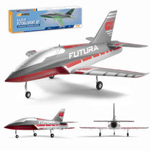 Load image into Gallery viewer, FMS Rc Jets Futura 64MM EDF Sport Jet RED RC Airplanes for Adults for Trainers EDF for Beginners