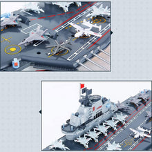Load image into Gallery viewer, RC Boat, 2.4Ghz RC Water Aircraft Carrier, 30KM/H High-Speed RC Aircraft Carrier, RC Battleship Suitable for Swimming Pools and Lakes
