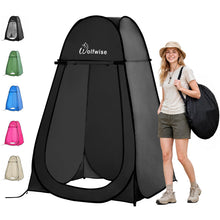 Load image into Gallery viewer, WolfWise Pop Up Shower Tent for Camping Essentials, Compact & Lightweight