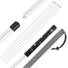 Load image into Gallery viewer, FINGER TEN Golf Alignment Sticks 43 Inch 5 Pack with Stick Cover (5 White)