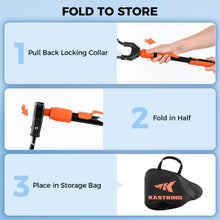 Load image into Gallery viewer, KastKing Titanet Folding Fishing Landing Net, Extends to 32", Silicone