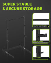 Load image into Gallery viewer, HANDBODE Power Cage with Pull Up Bar- Basic Squat Rack