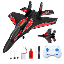 Load image into Gallery viewer, QFCST Foam Remote Control Wireless Airplanes RC Planes, Remote Control Fighter Toys, 2CH 2.4Ghz RC Fighter Jet