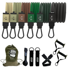 Load image into Gallery viewer, Bodylastics Pro Series Resistance Band Set - Resistance Bands, (3-400 Lbs Set Camo)