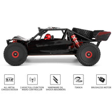 Load image into Gallery viewer, V2 Brushless RC Cars, 1:12 Scale Remote Control Car, 4WD 75KM/H High Speed Racing Car for Adults, 2.4GHz All Terrain