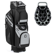 Load image into Gallery viewer, Tangkula Golf Cart Bag, 14-Way Full Length Dividers, Grey